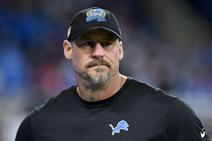 Detroit Lions head coach Dan Campbell