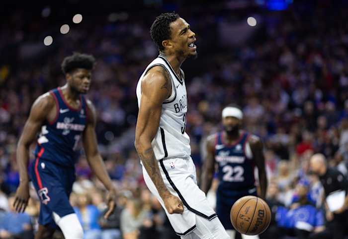 Brooklyn Nets center Nic Claxton 