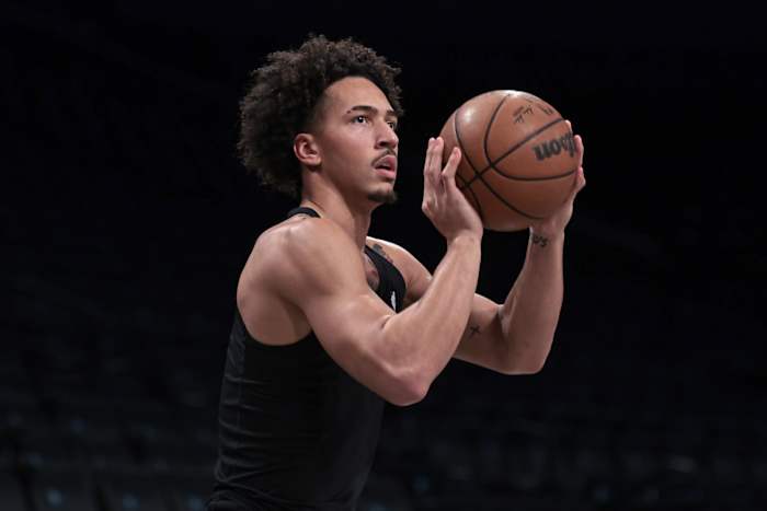 Brooklyn Nets forward Jalen Wilson
