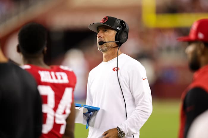 San Francisco 49ers coach Kyle Shanahan