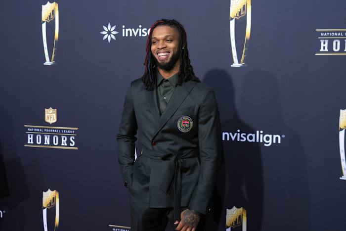 Bills' safety Damar Hamlin at NFL Honors