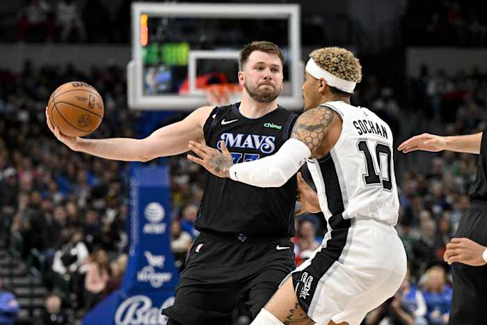 Luka Doncic, Dallas Mavericks, San Antonio Spurs