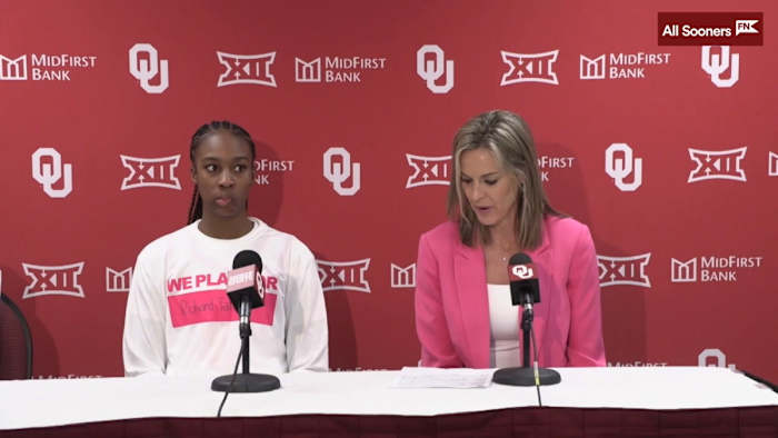 OU WBB Baylor postgame