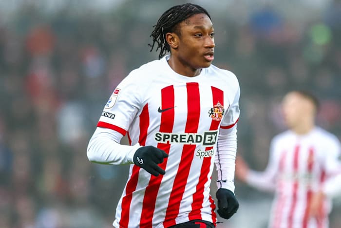 Romaine Mundle in action for Sunderland