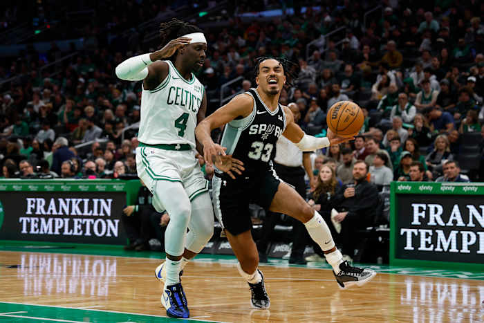 Jrue Holiday Tre Jones Celtics