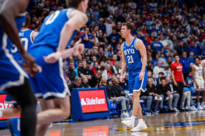 Trevin Knell vs Kansas basketball
