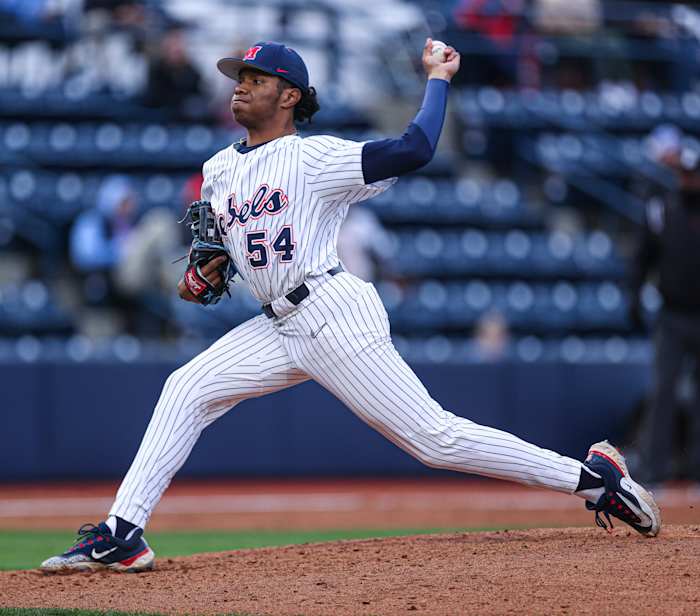 Ole Miss Rebels LHP Austin Simmons
