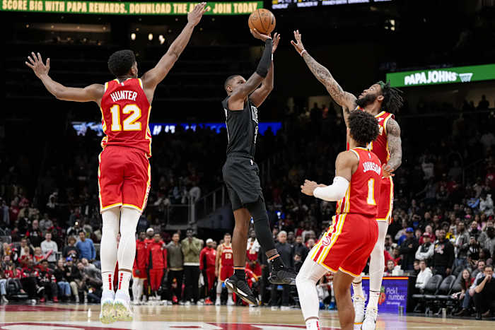 Brooklyn Nets guard Lonnie Walker IV