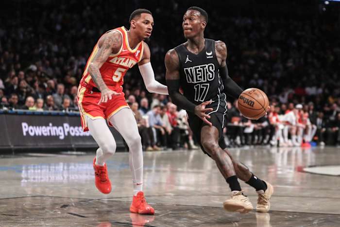 Brooklyn Nets guard Dennis Schroder