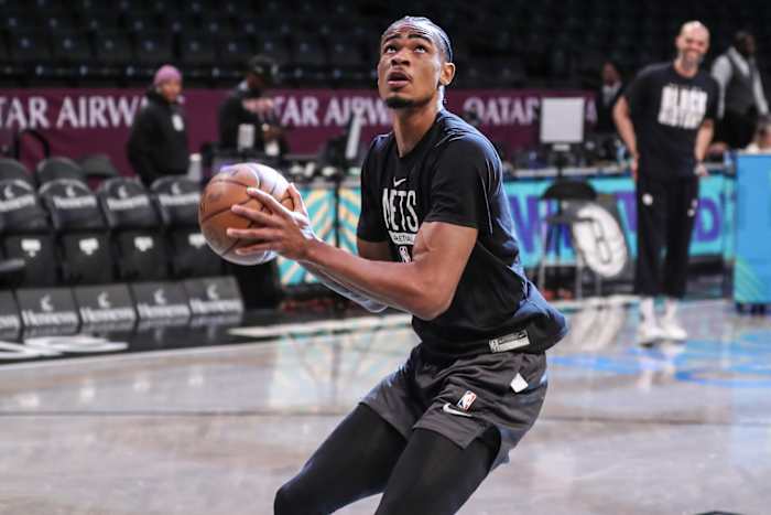 Brooklyn Nets center Nic Claxton