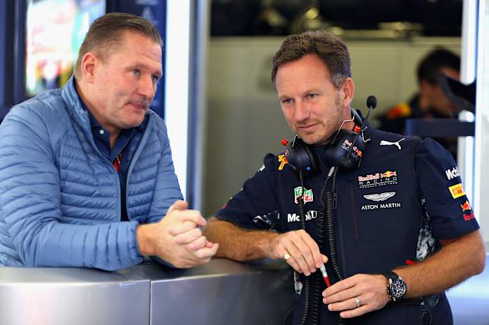 Jos Verstappen - Christian Horner- Red Bull