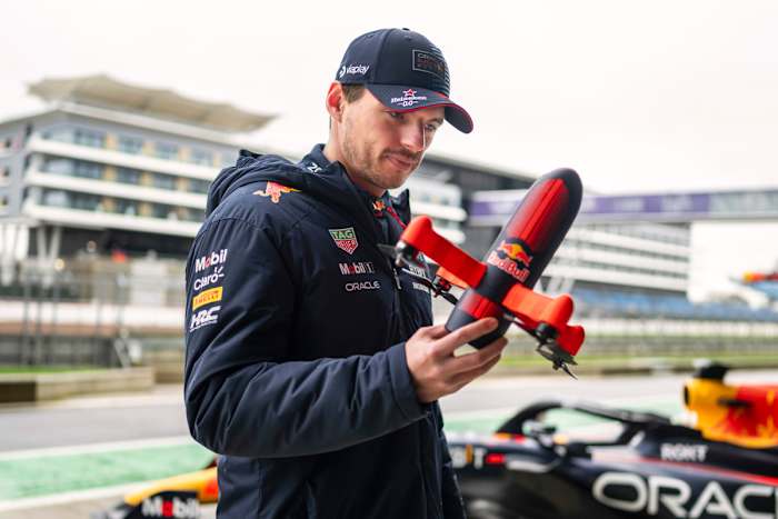 Max Verstappen and the Red Bull Drone 1 