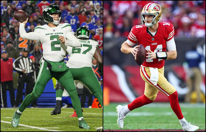 Zach Wilson and Sam Darnold