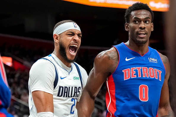Daniel Gafford after making a basket.