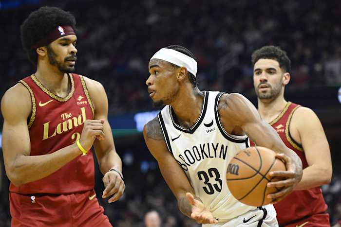 Brooklyn Nets center Nic Claxton