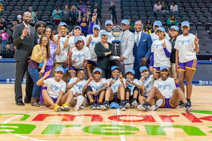 Lady Golden Bears win first SIAC Tournament Title; Credit: Nicholas G. Jackson