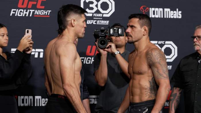 Vicente Luque and Rafael dos Anjos.