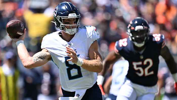 Tennessee Titans quarterback Will Levis.
