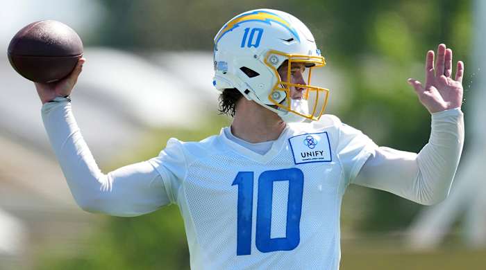 Los Angeles Chargers quarterback Justin Herbert