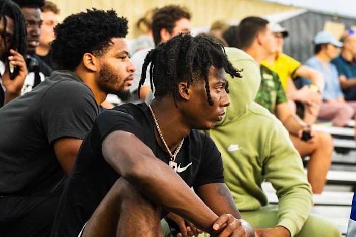 Cormani McClain at CU Soccer game
