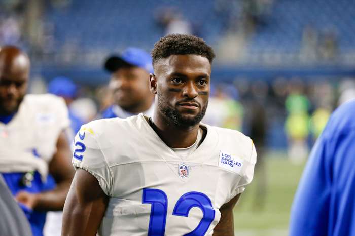 Van Jefferson is an x-factor for the Rams in 2023. (USA Today)