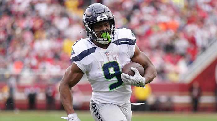 Seattle Seahawks running back Kenneth Walker III