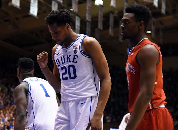 Duke basketball center Marques Bolden