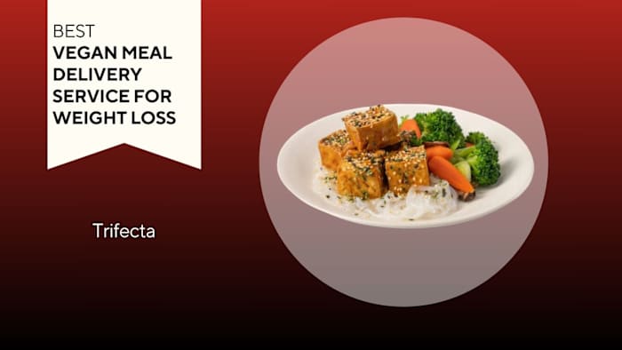 Trifecta meal with rice and vegetables