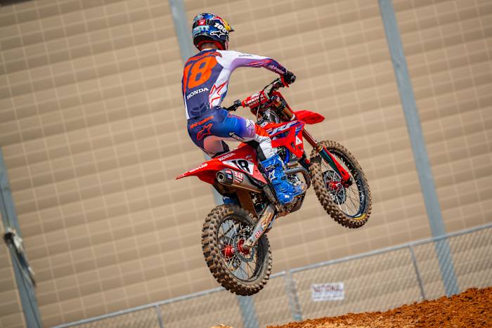 Jett Lawrence was third in Friday's practice. Photo provided by Dan Beaver.