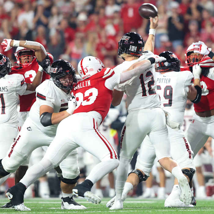 Kai Wallin 2023 Nebraska football vs Northern Illinois