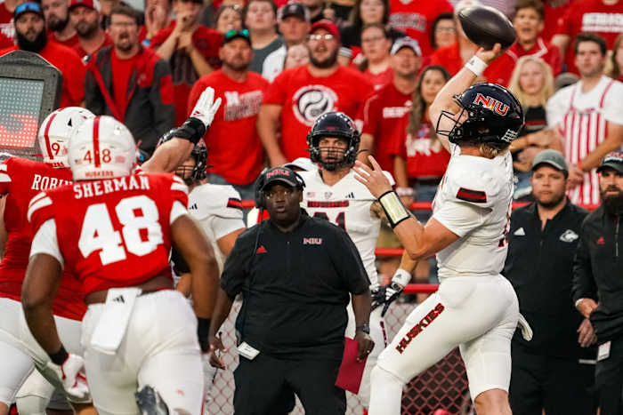 Nebraska - NIU - Rocky Lombardi and MJ Sherman