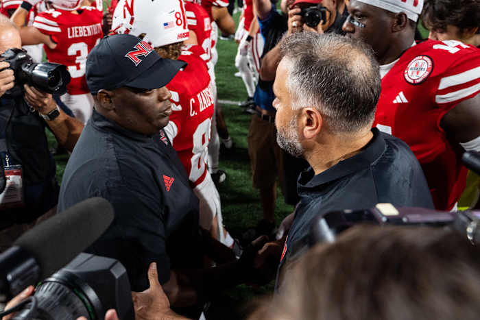 Nebraska - NIU - Matt Rhule and Thomas Hammock