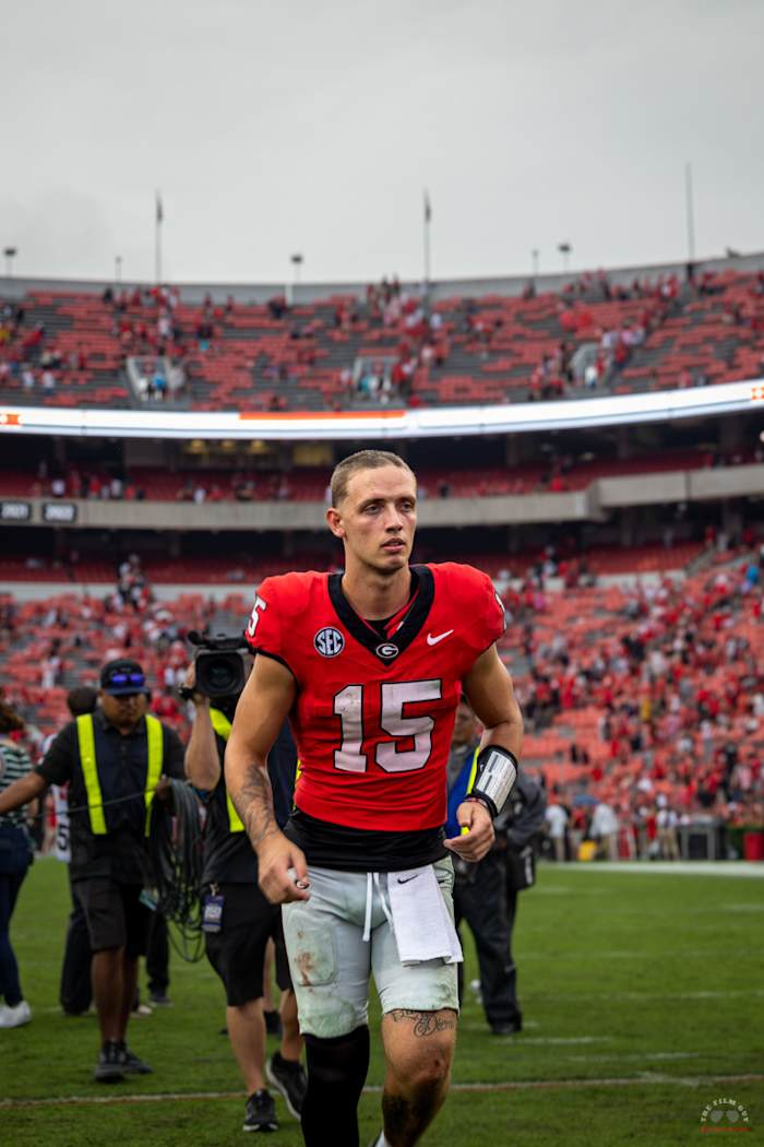 Georgia quarterback Carson Beck 