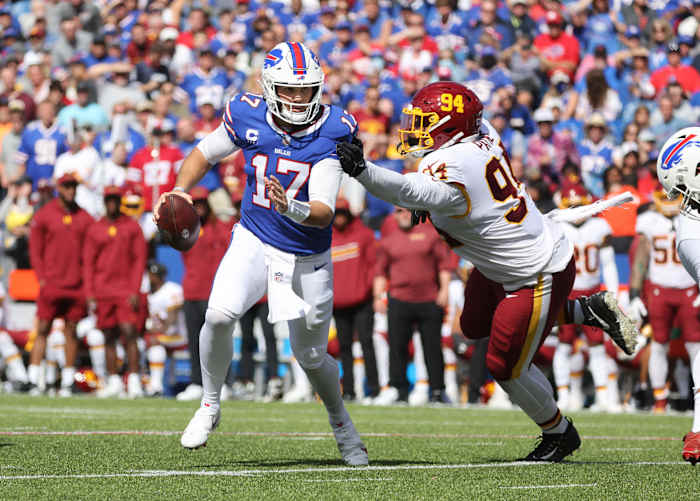 josh allen bills washington commanders daron payne