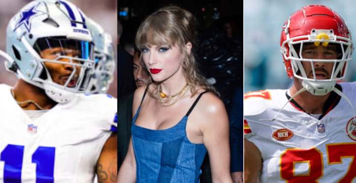 Cowboys’ Micah Parsons, Taylor Swift, Chiefs’ Travis Kelce