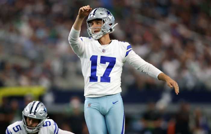 Cowboys kicker Brandon Aubrey has had a good start to his NFL career.