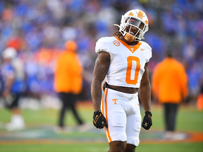 Tennessee Volunteers RB Jaylen Wright during a loss to Florida. (Photo by Brianna Paciorka of the News Sentinel)