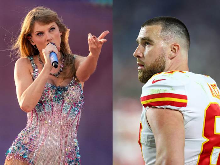 Taylor Swift and Travis Kelce