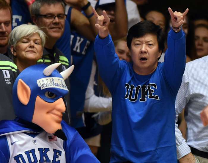 Duke football and basketball celebrity fan Ken Jeong