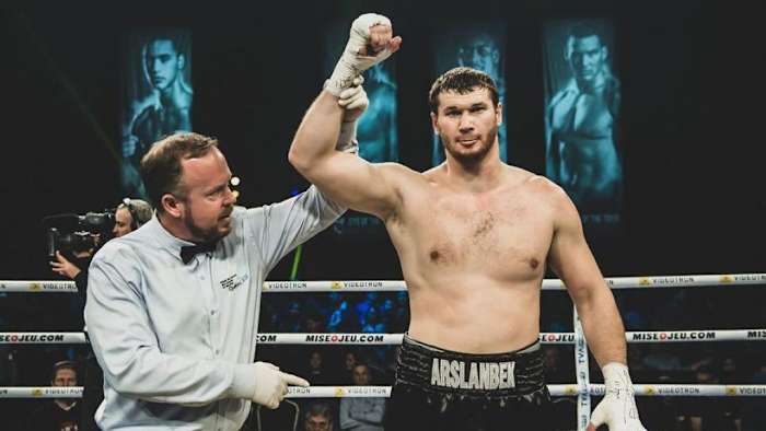 Arslanbek Makhmudov Makhmudov makes his much anticipated U.S. debut in Toledo, Ohio on July 1 in Montreal, Quebec, Canada  on May 23, 2023. Makhmudov makes his much anticipated U.S. debut in Toledo, Ohio on July 1. VINCENT ETHIER/EYE OF THE TIGER