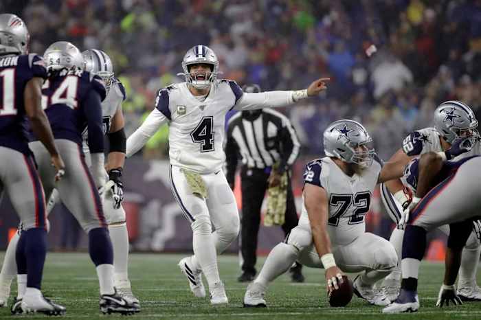 The Patriots face the Cowboys' Dak Prescott Sunday, having beaten only one No. 1 quarterback since the start of the 2022 season.