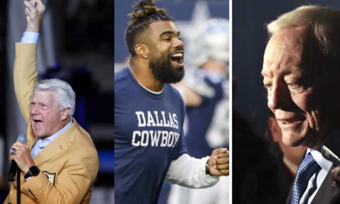 Jimmy Johnson, Ezekiel Elliott, Jerry Jones