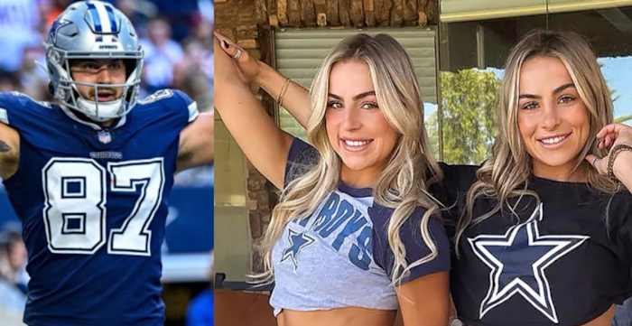 Cowboys Jake Ferguson & the WWE Cavinder Twins