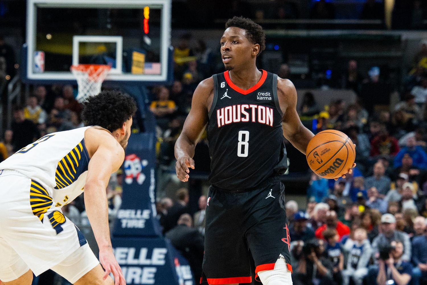 Rockets forward Jae'Sean Tate. Mandatory Credit: Trevor Ruszkowski-USA TODAY Sports