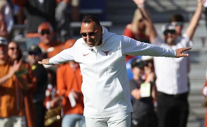 Texas Longhorns head coach Steve Sarkisian