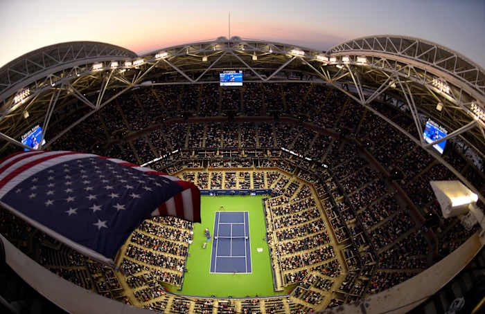 Potential site of Duke basketball game, Arthur Ashe Stadium