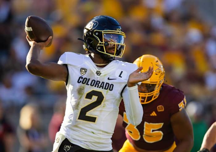 Colorado quarterback Shedeur Sanders