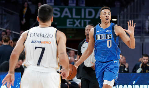 Dante Exum led all Dallas Mavericks starters with 13 points and nine assist in Tuesday's preseason loss to Real Madrid.