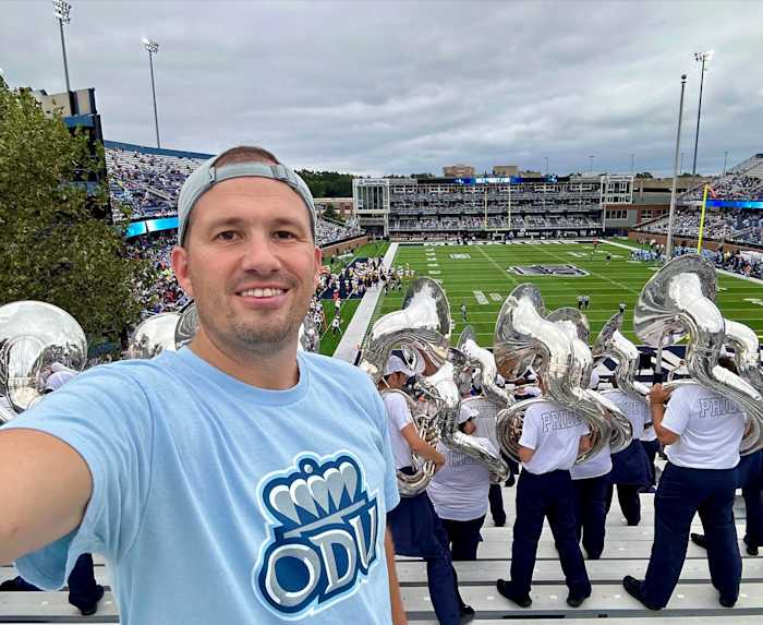 Andrew Bauhs of College Football Tour visited Old Dominion in Week 4. S.B. Ballard Stadium became No. 104 on his quest to experience game day at all 134 FBS venues.