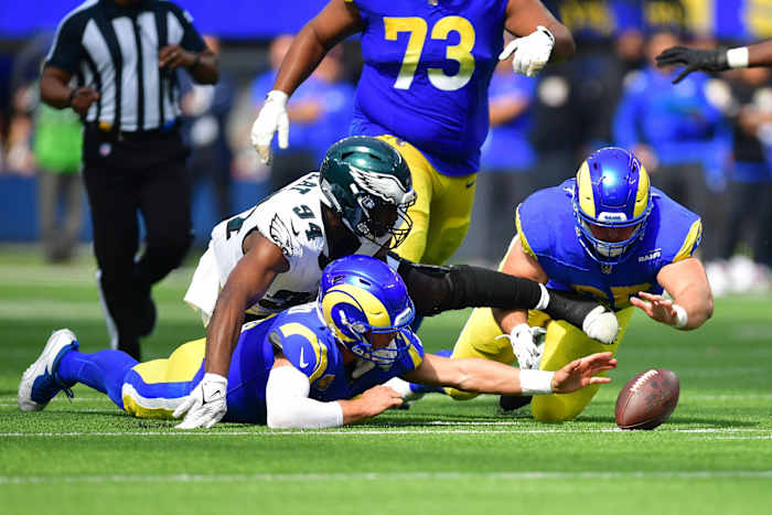 Josh Sweat leads an Eagles defense that is coming on strong under first-year defensive coordinator Sean Desai